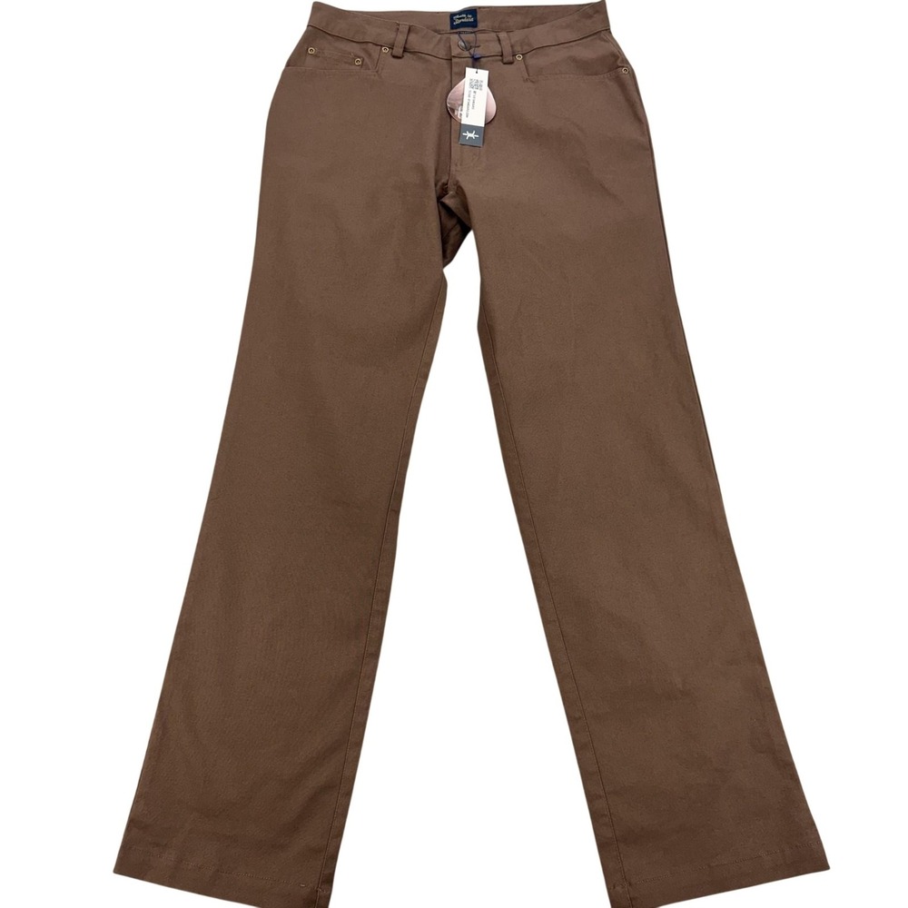 Texas Standard TexShield Pants Mens 34x34 Brown Boot Canvas Water Repel NEW $115